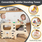 Toddler Kitchen Tower Foldable Montessori Learning Standing