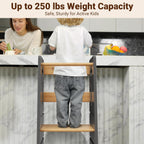 Toddler Step Stool Height Adjustable Kitchen Standing Tower