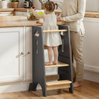 Toddler Step Stool Height Adjustable Kitchen Standing Tower