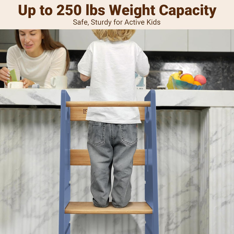 Toddler Step Stool Height Adjustable Kitchen Standing Tower