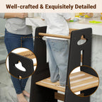 Toddler Step Stool Height Adjustable Kitchen Standing Tower