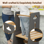 Toddler Step Stool Height Adjustable Kitchen Standing Tower
