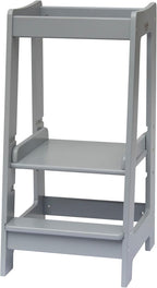 Toddler Tower 3-Level Adjustable Wooden Step Stool