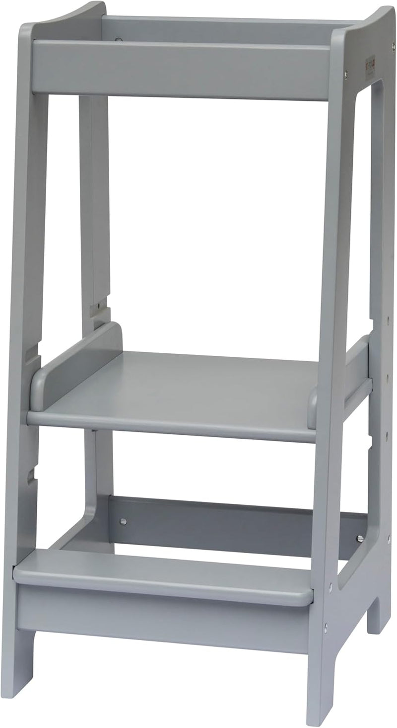 Toddler Tower 3-Level Adjustable Wooden Step Stool
