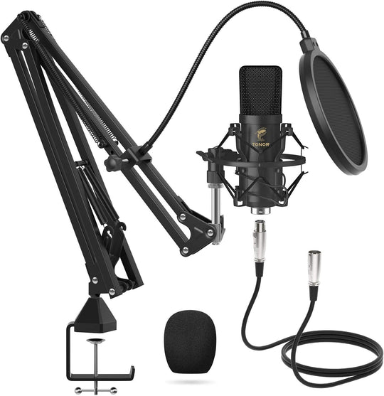 Tonor Condenser Microphone Professional Xlr Cardioid with T20