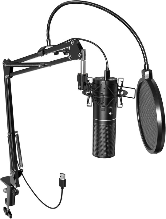 Tonor USB Podcast Microphone Gaming PC Studio Streaming