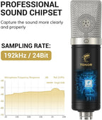 Tonor USB Podcast Microphone Gaming PC Studio Streaming