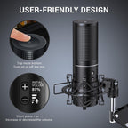 Tonor USB Podcast Microphone Gaming PC Studio Streaming