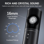 Tonor USB Podcast Microphone Gaming PC Studio Streaming
