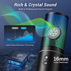Tonor USB Podcast Microphone Gaming PC Studio Streaming