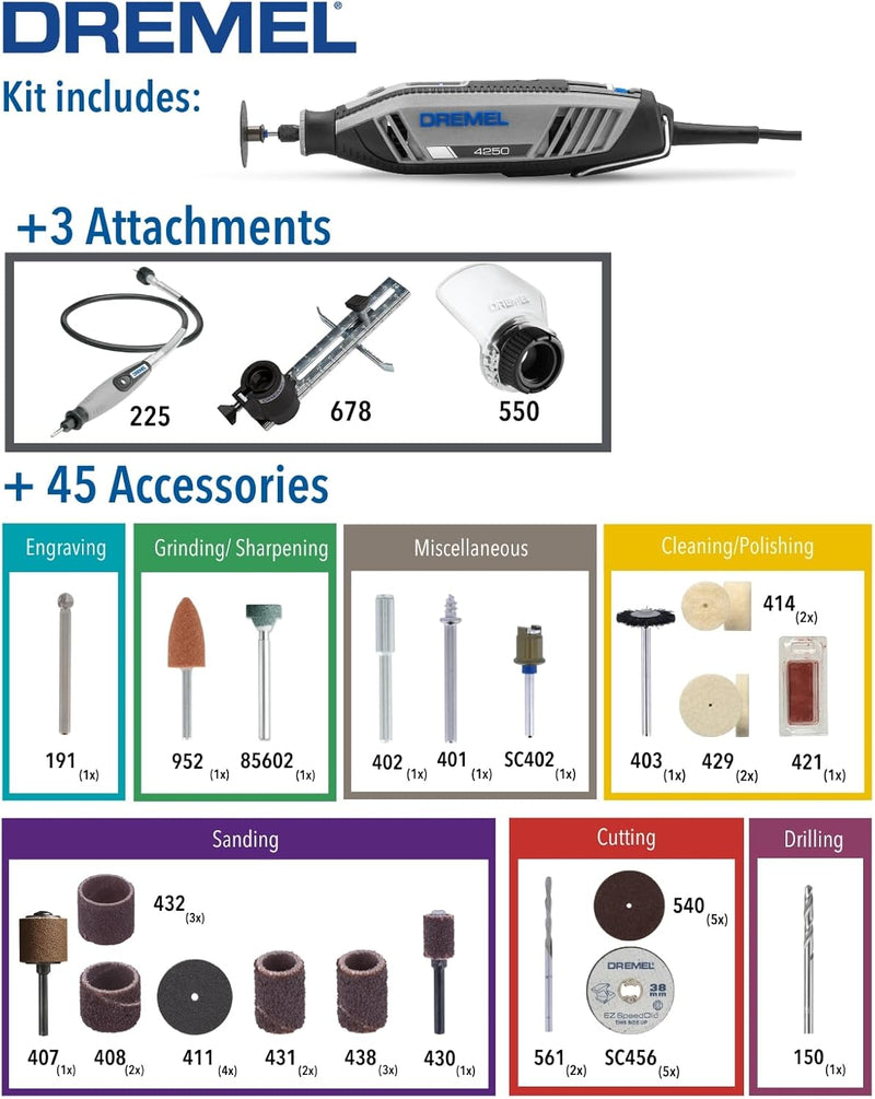 Tool 175W Multitool Kit with 3 Attachments