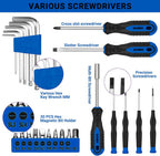 Tool Kit Set Box Home Repair Diy Tools (138Piece)