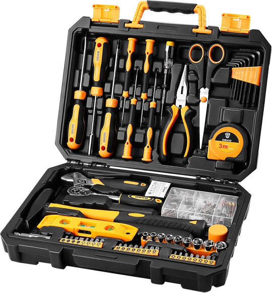 Tool Kit Set Box Home Repair Diy Tools (138Piece)