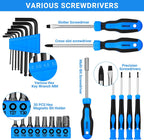 Tool Kit Set Box Home Repair Diy Tools (138Piece)