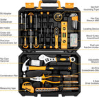 Tool Kit Set Box Home Repair Diy Tools (138Piece)
