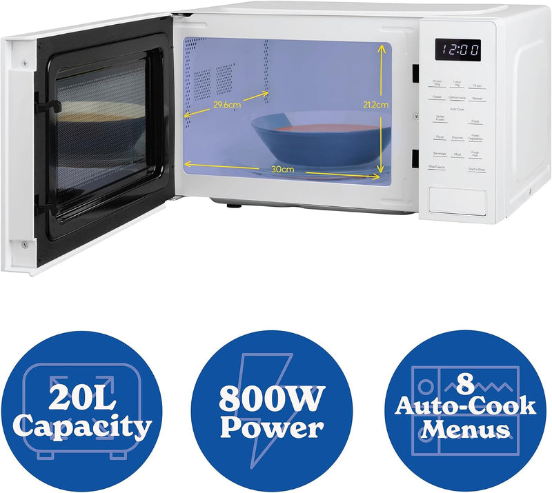 Touch Control Digital Solo Microwave 20L 800W