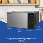 Touch Control Digital Solo Microwave 20L 800W
