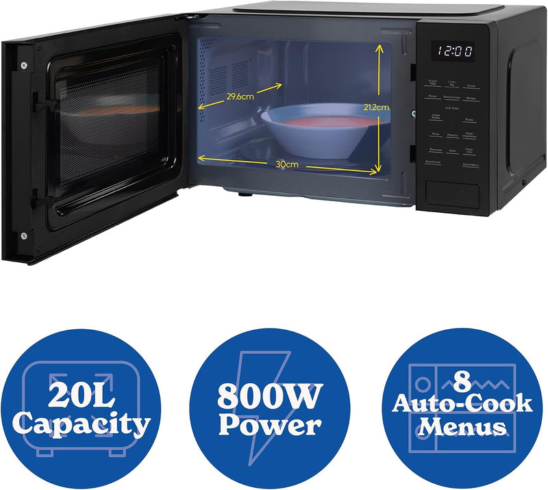 Touch Control Digital Solo Microwave 20L 800W
