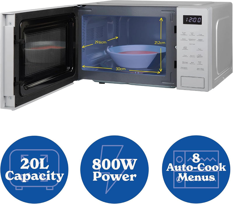 Touch Control Digital Solo Microwave 20L 800W