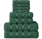 Towel Bale Set Water Absorbent Bathroom Towels Accessories (8 Piece)