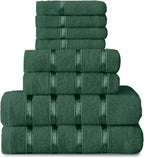 Towel Bale Set Water Absorbent Bathroom Towels Accessories (8 Piece)