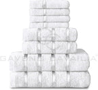 Towel Bale Set Water Absorbent Bathroom Towels Accessories (8 Piece)
