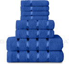 Towel Bale Set Water Absorbent Bathroom Towels Accessories (8 Piece)
