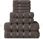 Towel Bale Set Water Absorbent Bathroom Towels Accessories (8 Piece)