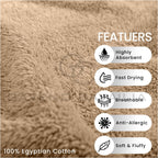 Towel Bale Set Water Absorbent Bathroom Towels Accessories (8 Piece)