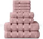 Towel Bale Set Water Absorbent Bathroom Towels Accessories (8 Piece)