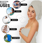 Towel Bale Set Water Absorbent Bathroom Towels Accessories (8 Piece)