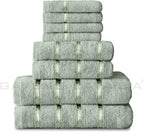 Towel Bale Set Water Absorbent Bathroom Towels Accessories (8 Piece)