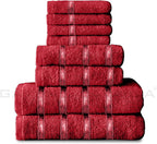 Towel Bale Set Water Absorbent Bathroom Towels Accessories (8 Piece)
