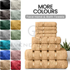 Towel Bale Set Water Absorbent Bathroom Towels Accessories (8 Piece)