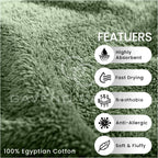 Towel Bale Set Water Absorbent Bathroom Towels Accessories (8 Piece)