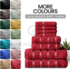 Towel Bale Set Water Absorbent Bathroom Towels Accessories (8 Piece)
