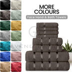 Towel Bale Set Water Absorbent Bathroom Towels Accessories (8 Piece)