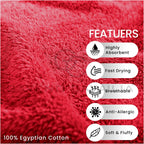 Towel Bale Set Water Absorbent Bathroom Towels Accessories (8 Piece)