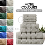 Towel Bale Set Water Absorbent Bathroom Towels Accessories (8 Piece)