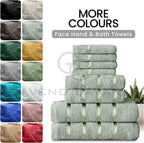 Towel Bale Set Water Absorbent Bathroom Towels Accessories (8 Piece)