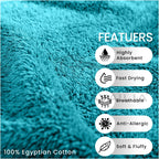 Towel Bale Set Water Absorbent Bathroom Towels Accessories (8 Piece)