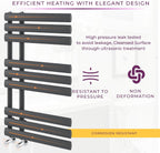Towel Radiator 820 X 500 Heated Rail Vertical