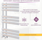 Towel Radiator 820 X 500 Heated Rail Vertical
