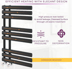 Towel Radiator 820 X 500 Heated Rail Vertical