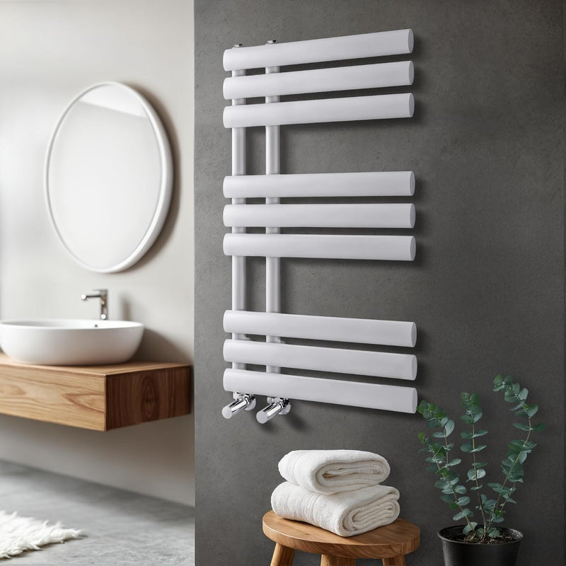 Towel Radiator 820 X 500 Heated Rail Vertical