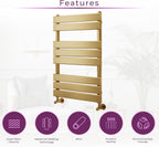 Towel Rail 800MM X 500MM Brushed Bathroom Radiator