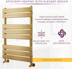 Towel Rail 800MM X 500MM Brushed Bathroom Radiator