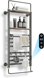 Towel Rail Self-Adhesive Wall Mounted 10 Bar 960x485MM