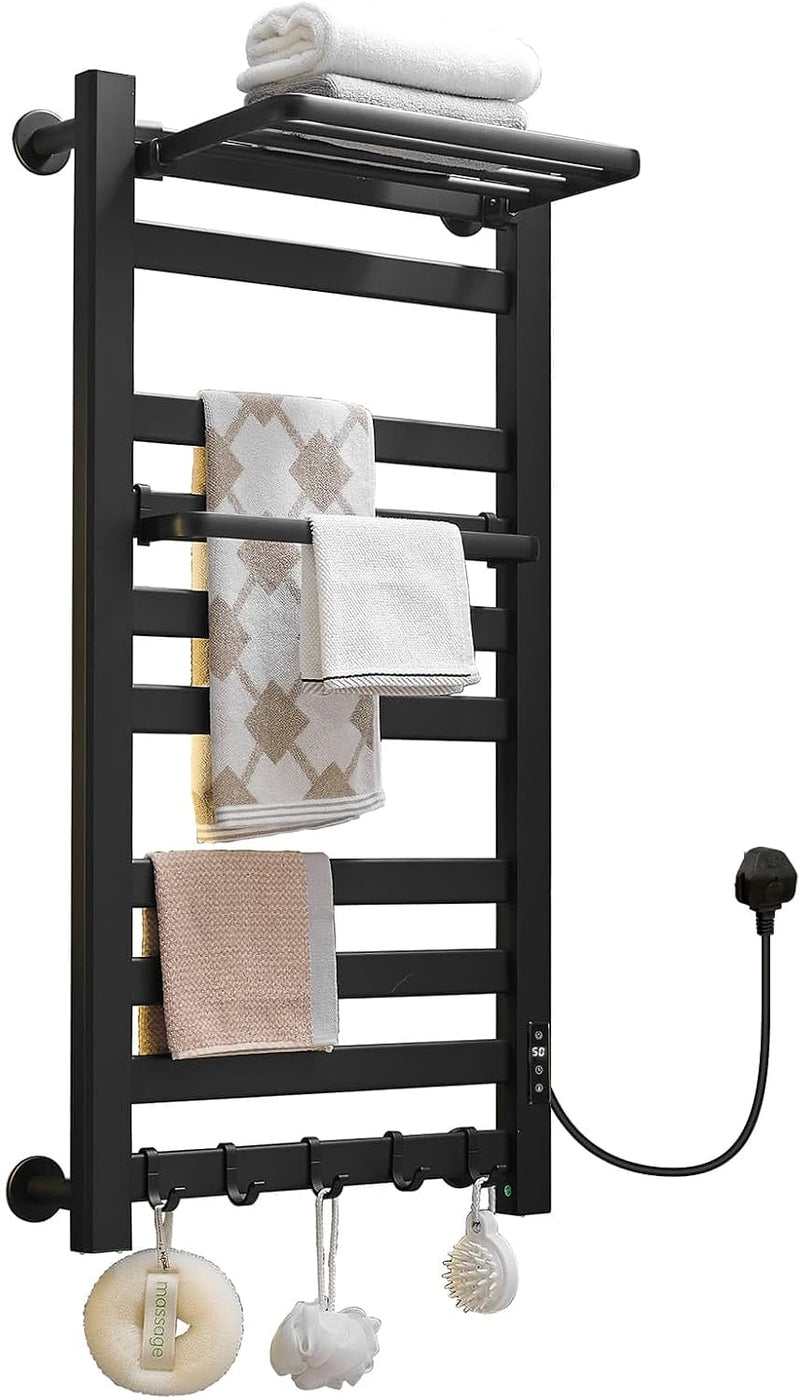Towel Rail Self-Adhesive Wall Mounted 10 Bar 960x485MM
