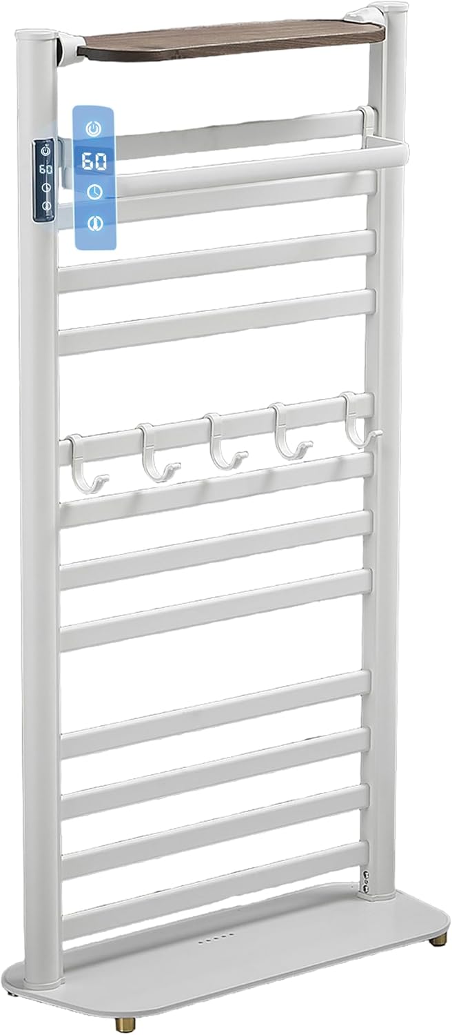 Towel Rail Self-Adhesive Wall Mounted 10 Bar 960x485MM